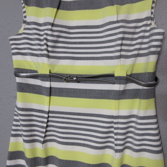 Calvin Klein Yellow and Gray Striped Dress - Picture 2 of 11